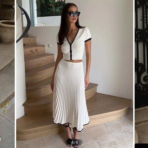 Commense sweater skirt set